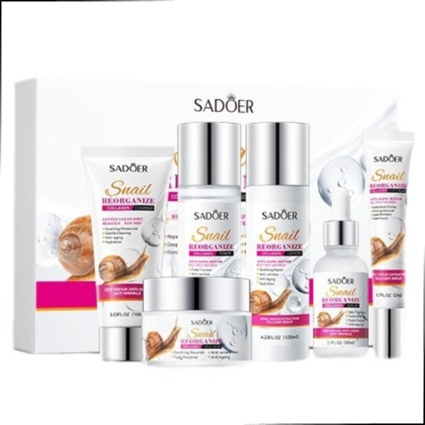 SADOER Snail Facial Care Kit - 6 Piece