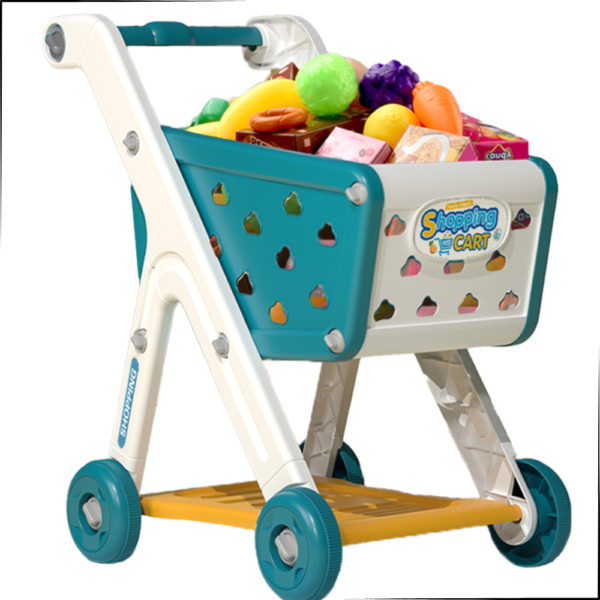 Four-wheel Home Supermarket Toy Set